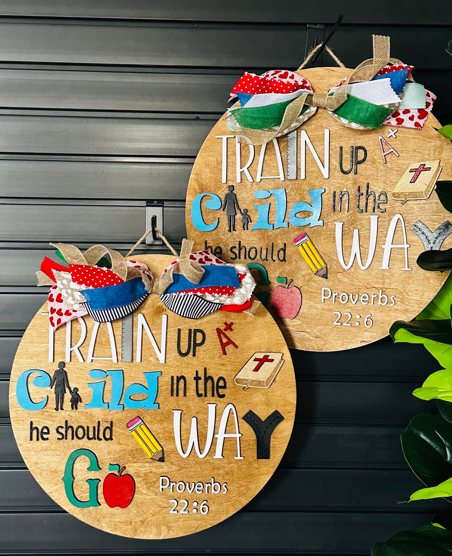 Train Up A Child - Door Sign