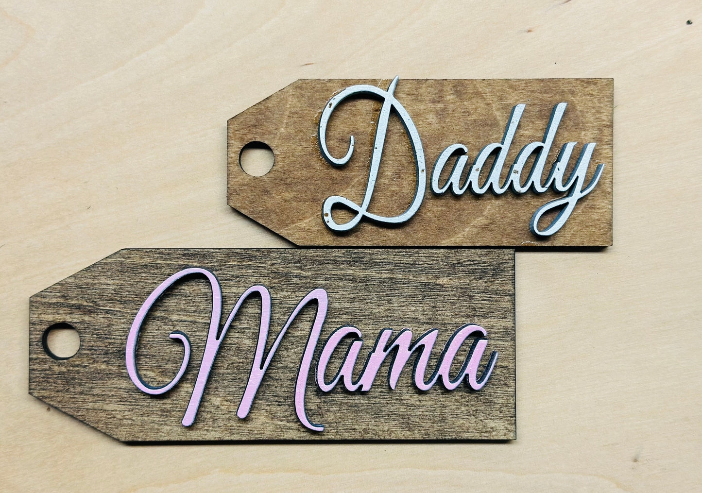 5” Wooden / Rustic gift tags