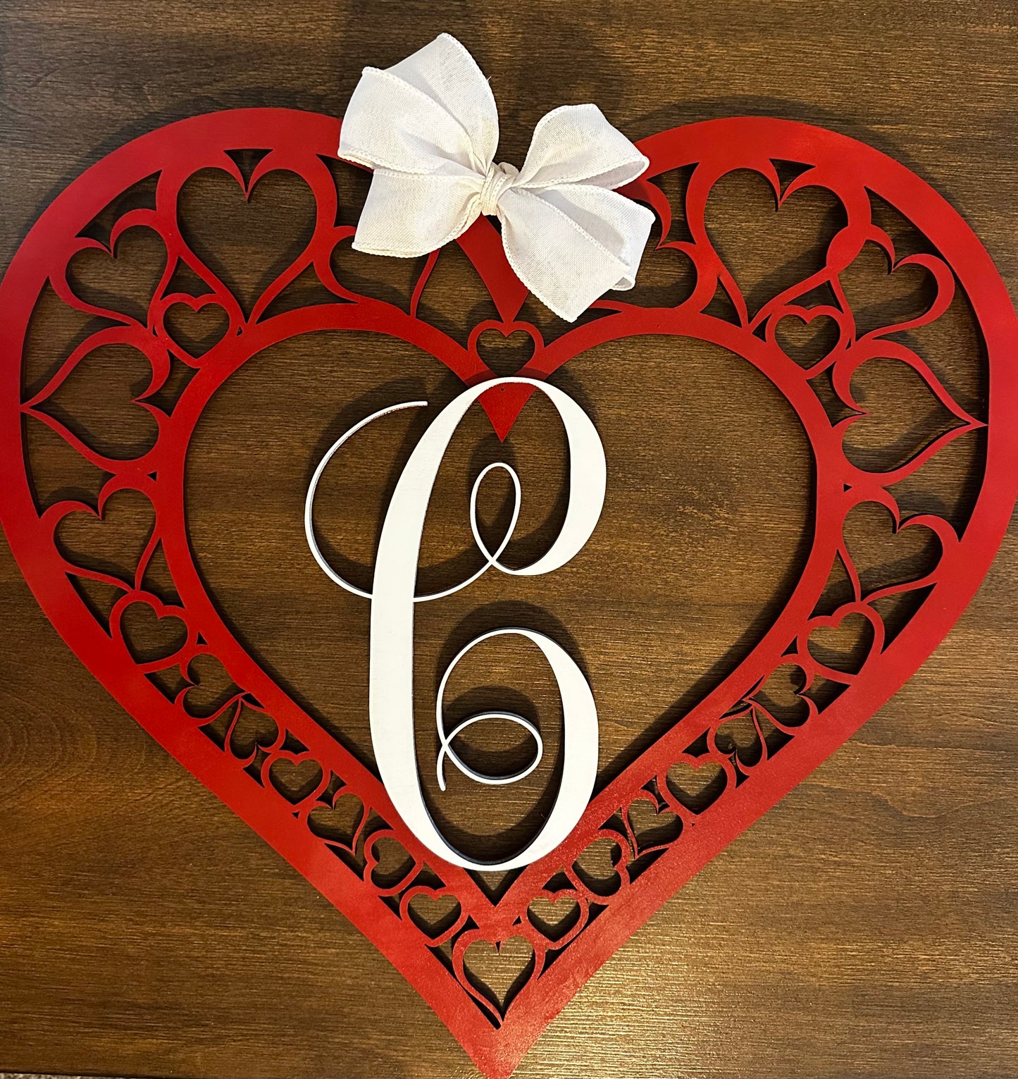 Valentines Day Heart Front Door Sign | Heart Sign