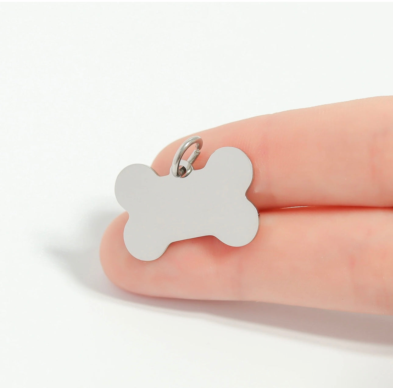 Dog Bone Pet Tag - Dog Collar Charm