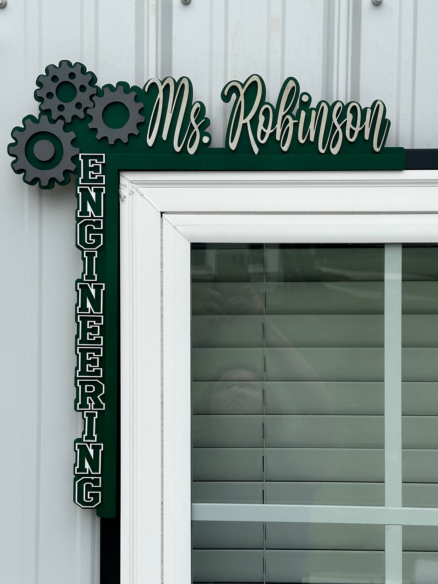 School Corner Door Sign