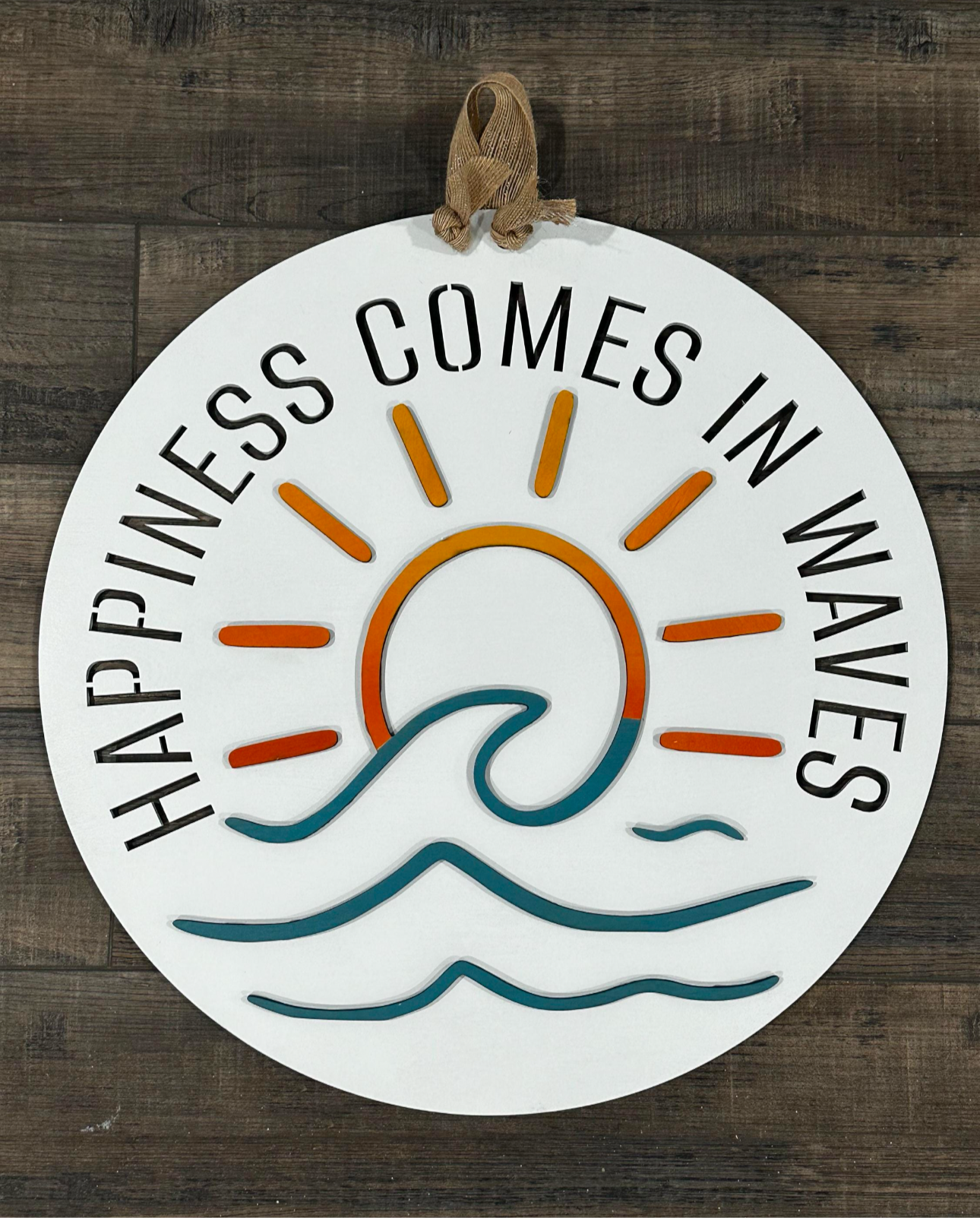 Happiness Comes In Waves