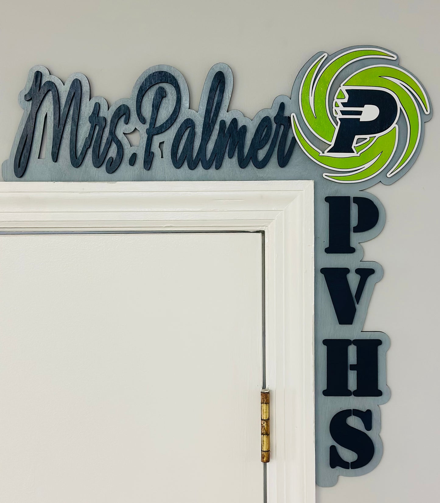School Corner Door Sign