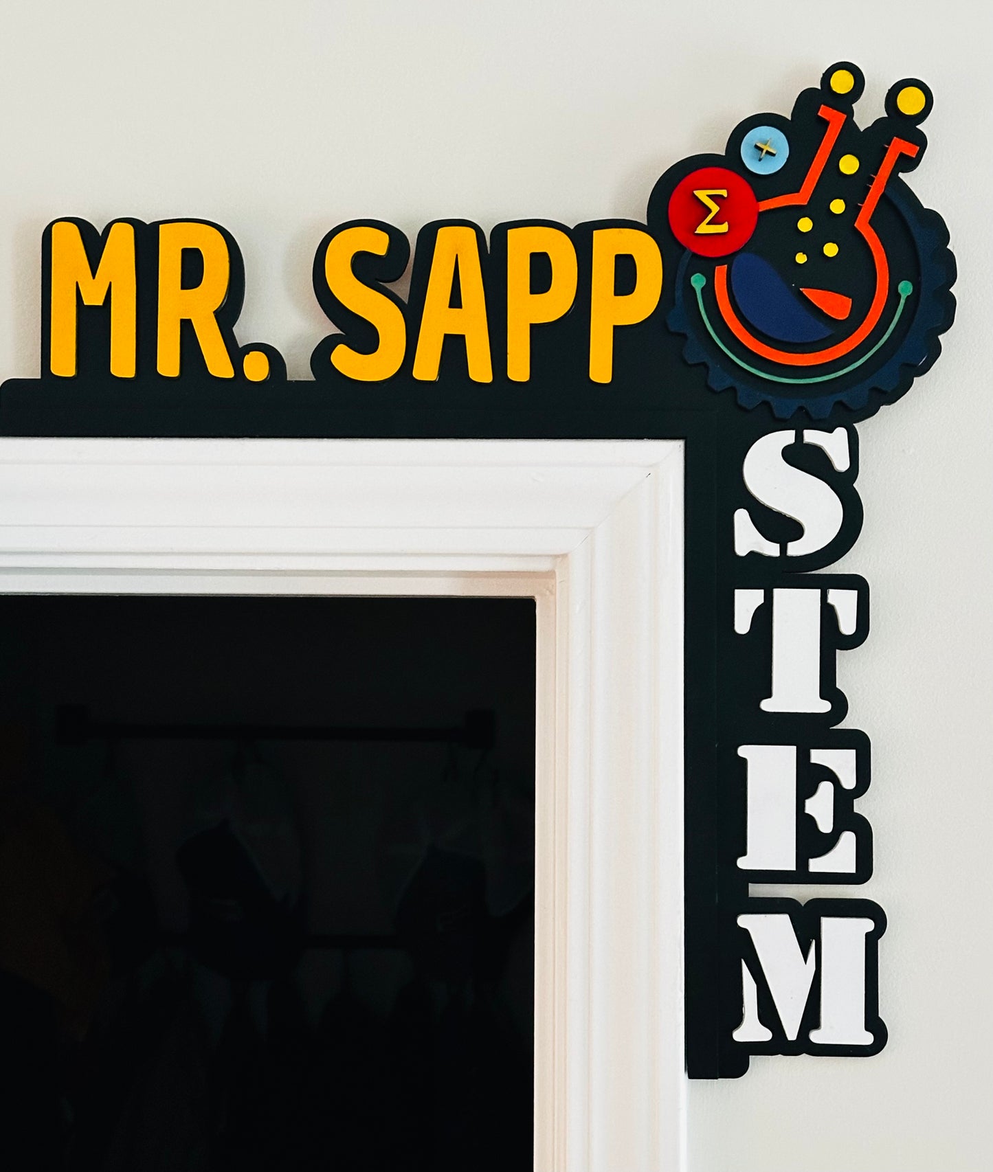 School Corner Door Sign