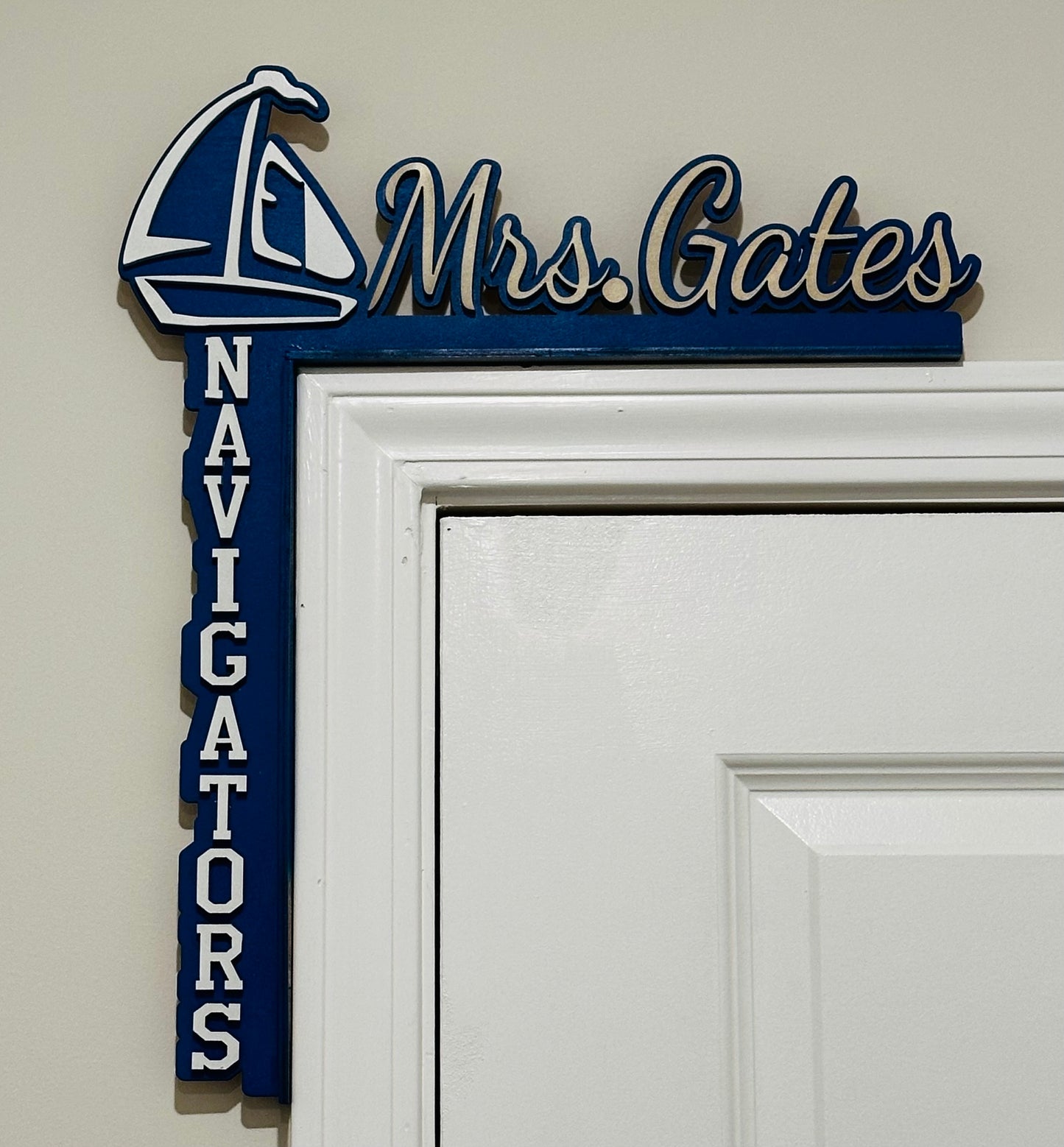 School Corner Door Sign