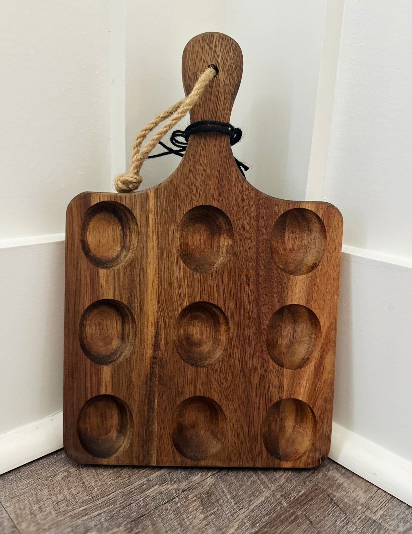 Dual Use Deviled Egg & Charcuterie Board - Versatile Serving Tray