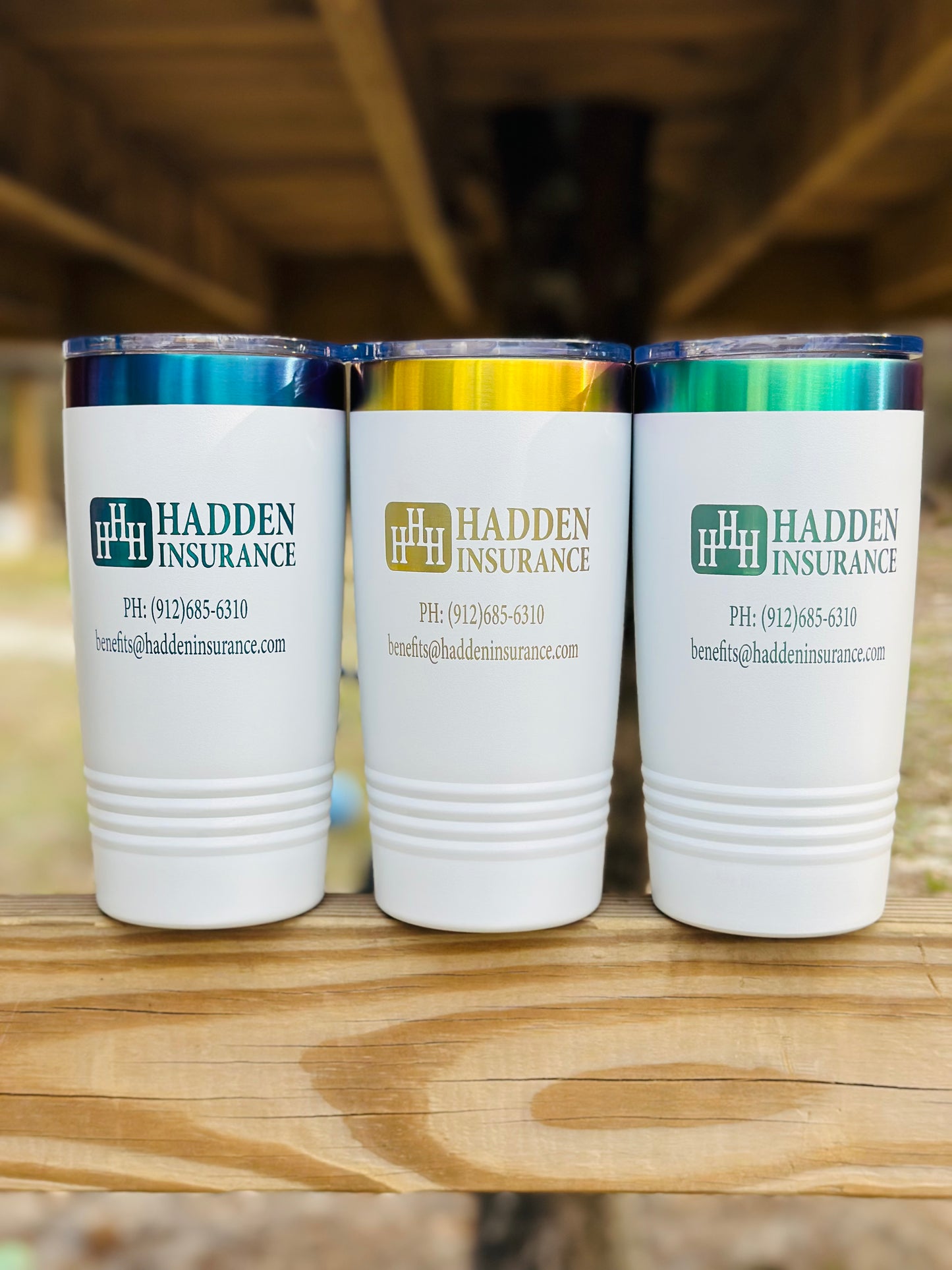 20oz White/Prism ION-Plated Polar Camel Tumbler w/ Slider Lid