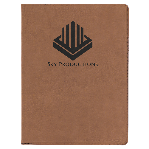 Leatherette Portfolio with Notepad