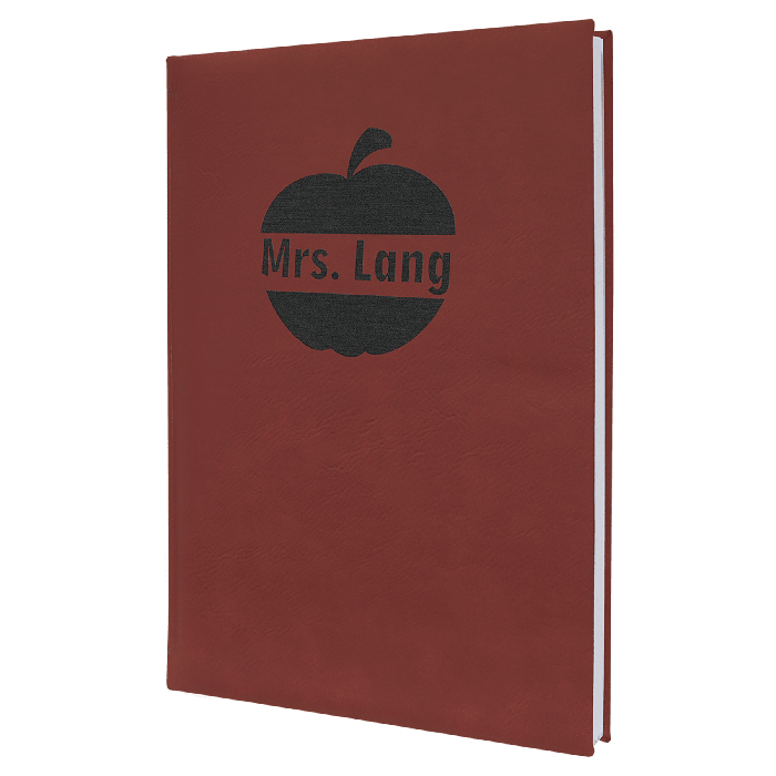 7" x 9 3/4" Leatherette Journal with Lined Notepad