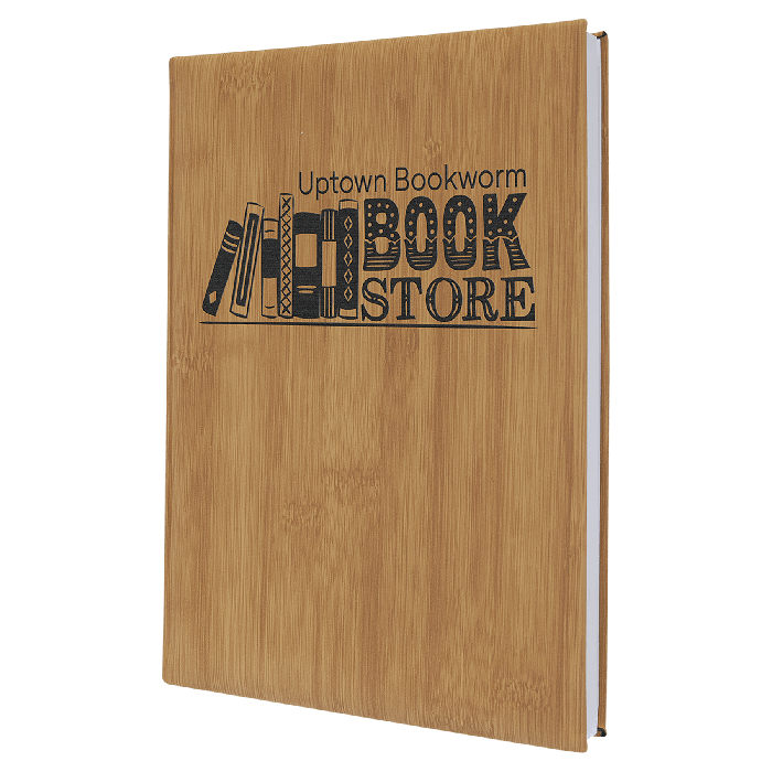7" x 9 3/4" Leatherette Journal with Lined Notepad