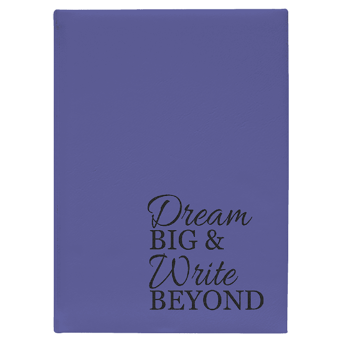 7" x 9 3/4" Leatherette Journal with Lined Notepad