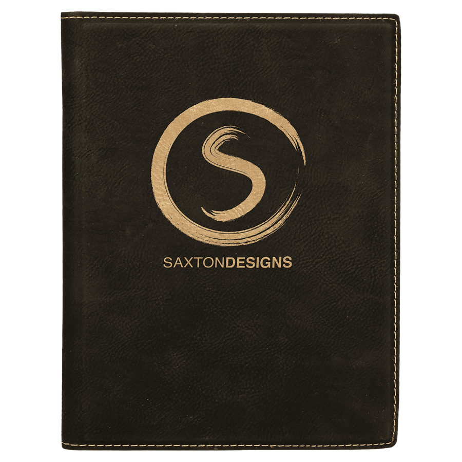 7" x 9" Personalizable Leatherette Portfolio with Notepad