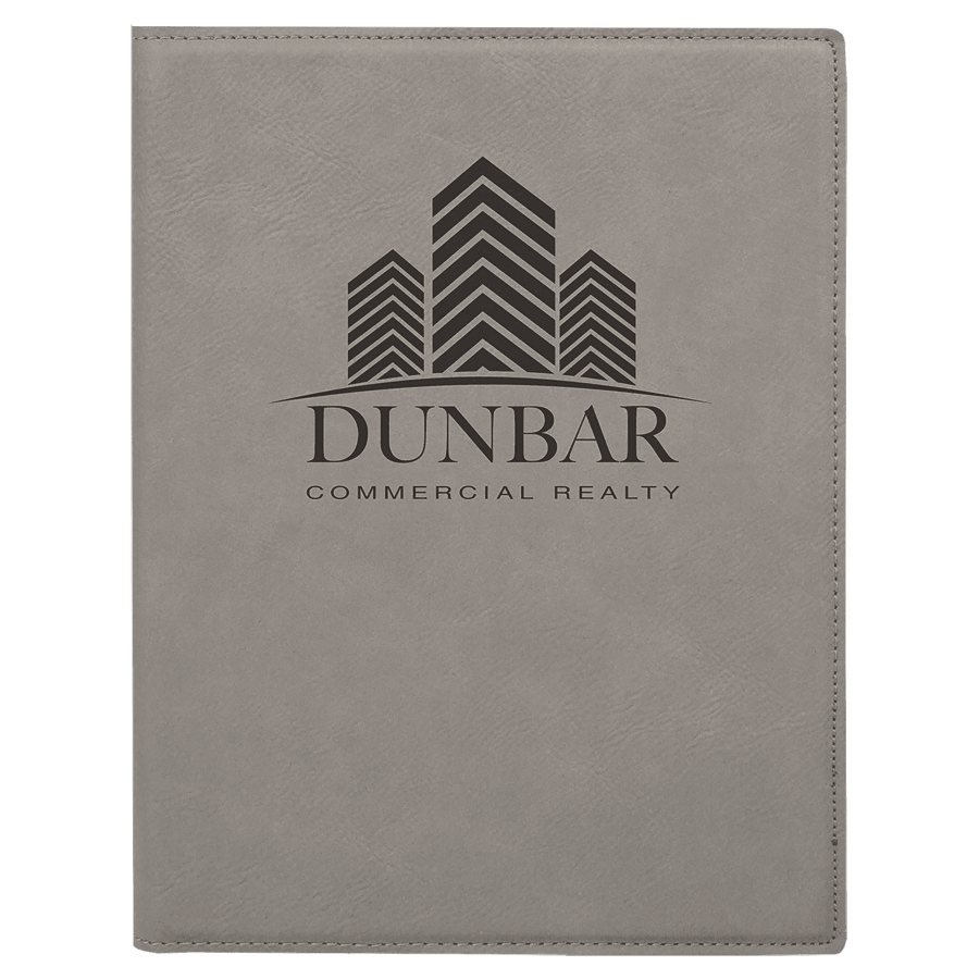 7" x 9" Personalizable Leatherette Portfolio with Notepad