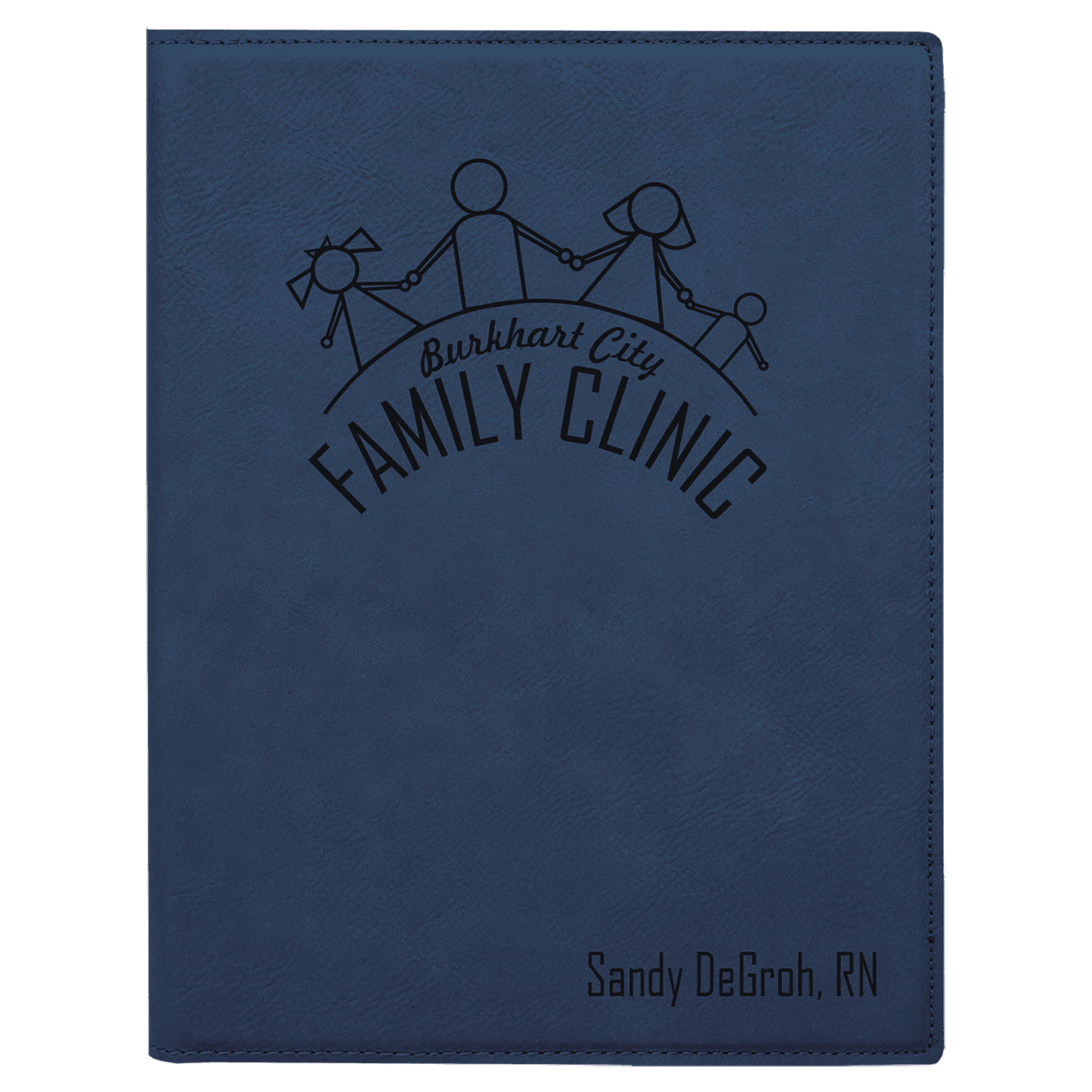 7" x 9" Personalizable Leatherette Portfolio with Notepad