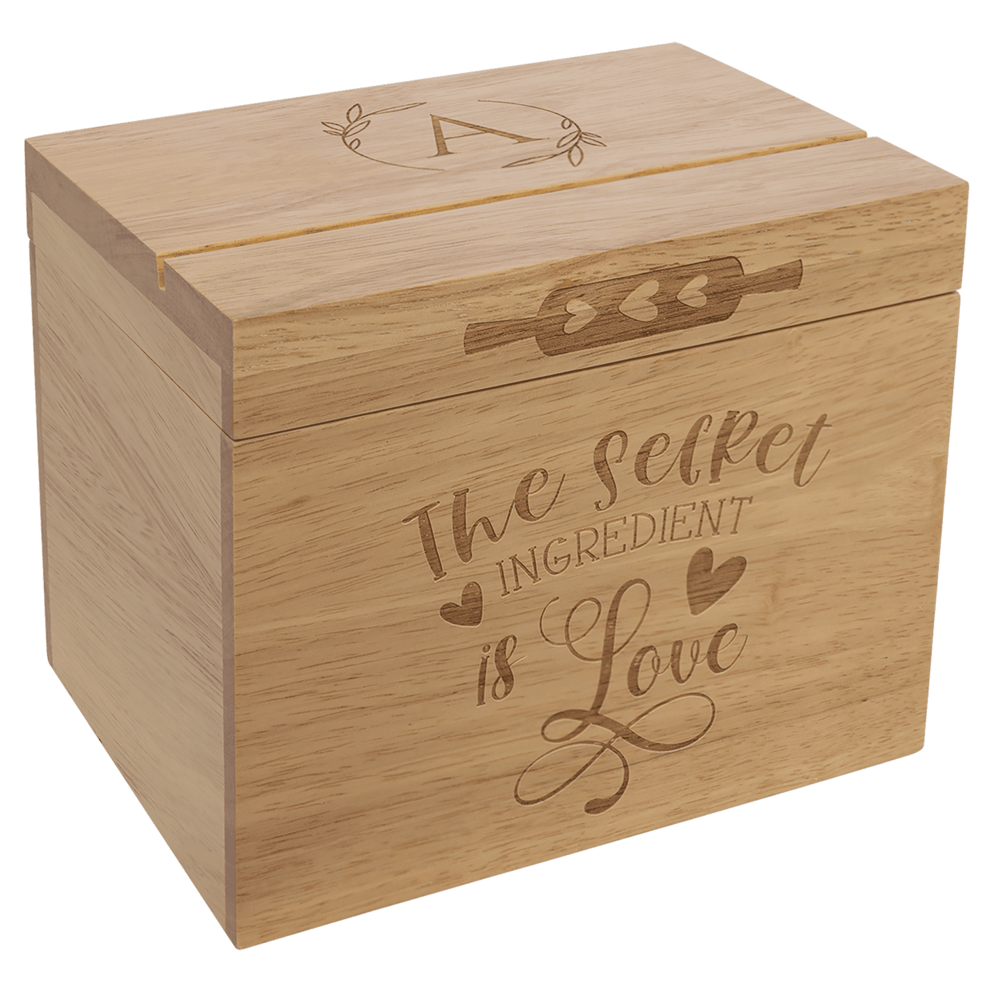 Recipe Card Wood Box