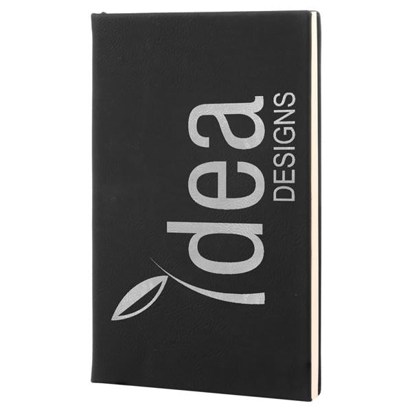 5 1/4" x 8 1/4" Leatherette Journal with Lined Notepad