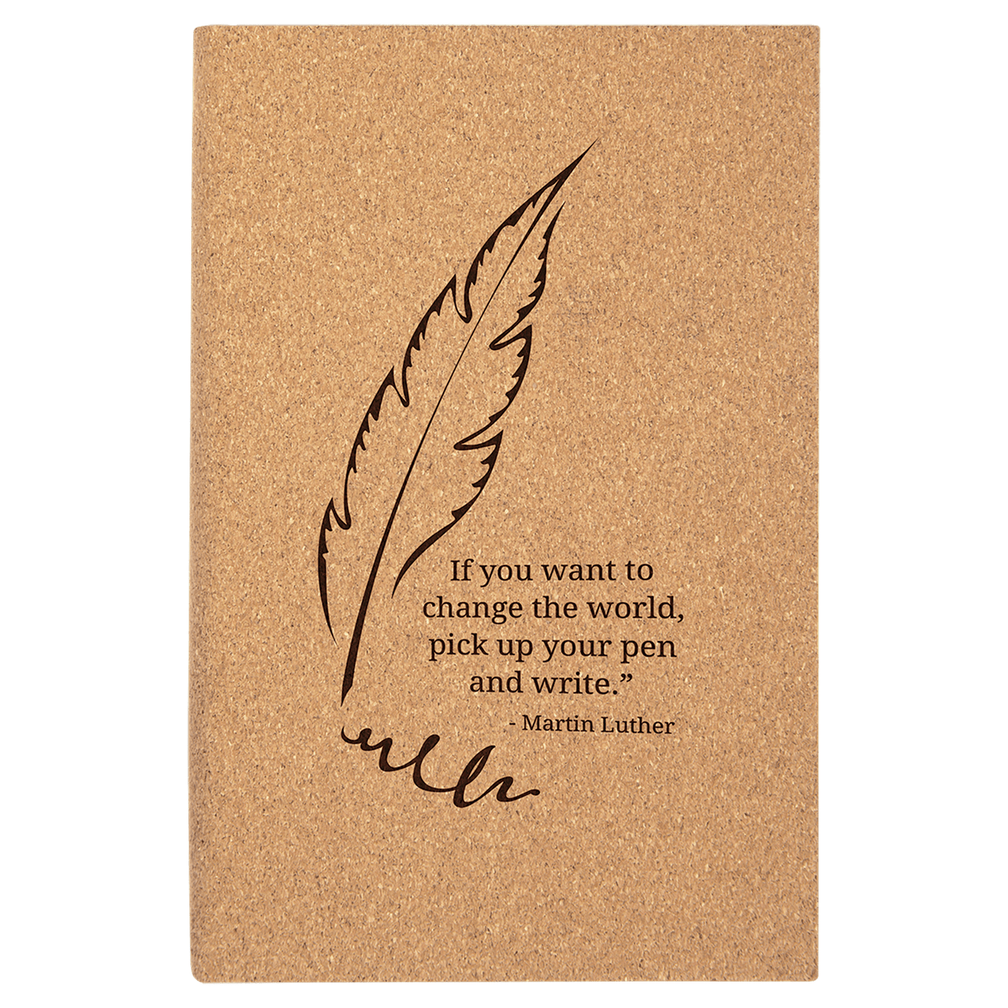 5 1/4" x 8 1/4" Leatherette Journal with Lined Notepad