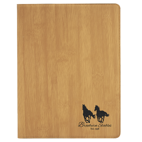 Leatherette Portfolio with Notepad