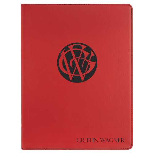 Leatherette Portfolio with Notepad
