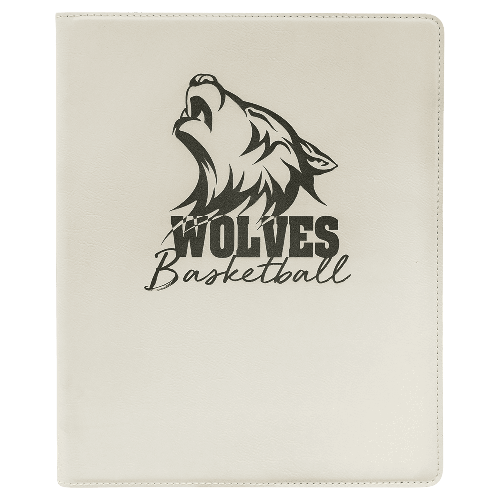 Leatherette Portfolio with Notepad