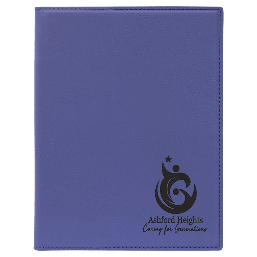 7" x 9" Personalizable Leatherette Portfolio with Notepad