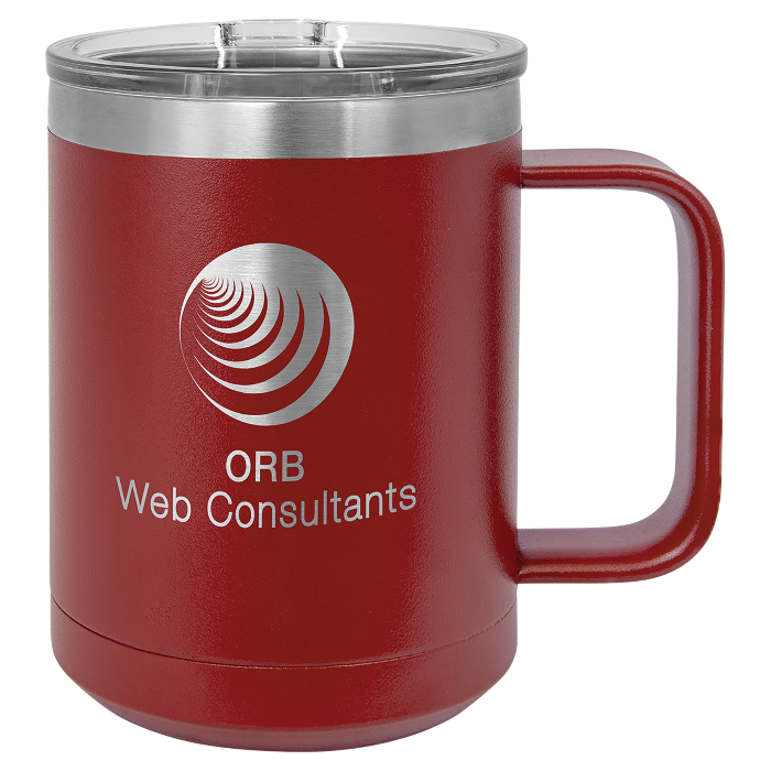 15oz Mug w/ Slider Lid Polar Camel