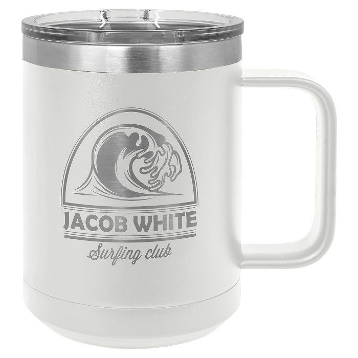 15oz Mug w/ Slider Lid Polar Camel