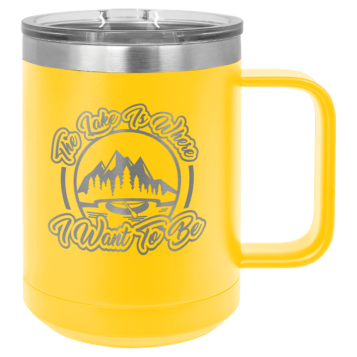 15oz Mug w/ Slider Lid Polar Camel