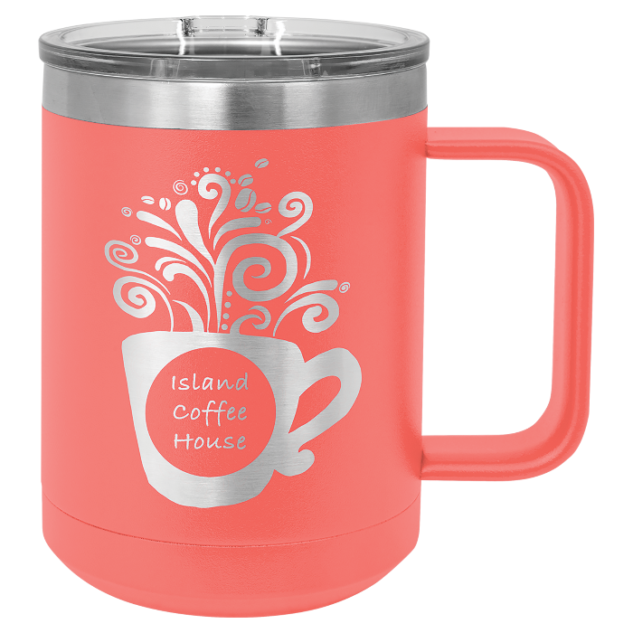 15oz Mug w/ Slider Lid Polar Camel