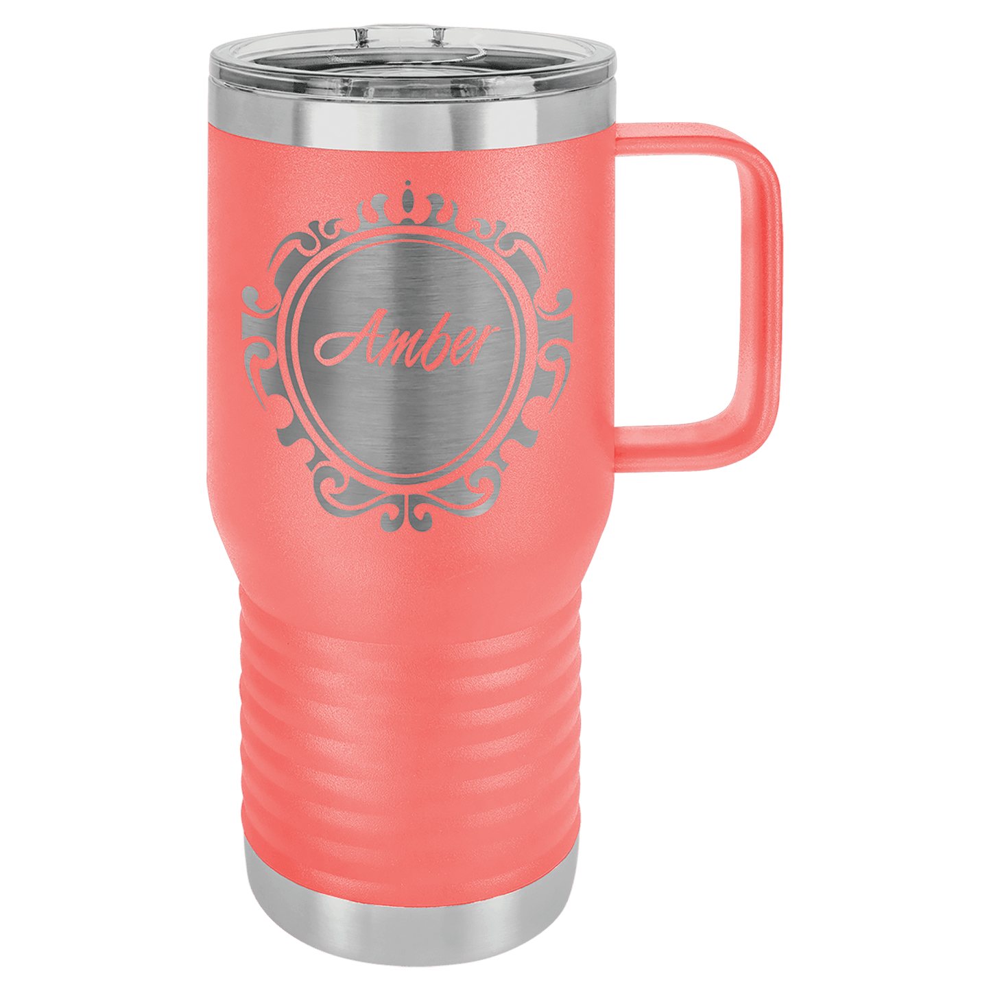 20oz Travel Mug w/ handle Polar Camel