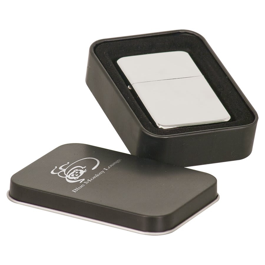 Lighter with Black Tin