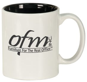 11oz Round Ceramic Coffee Mug