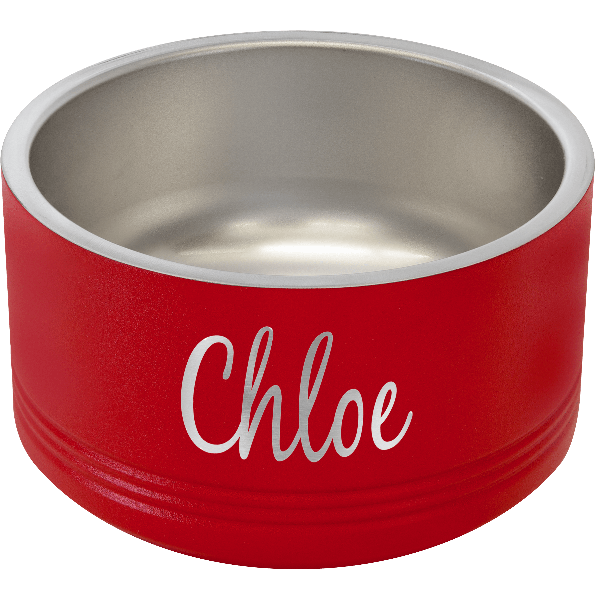 Polar Camel Small 18oz Personalized Pet Bowl