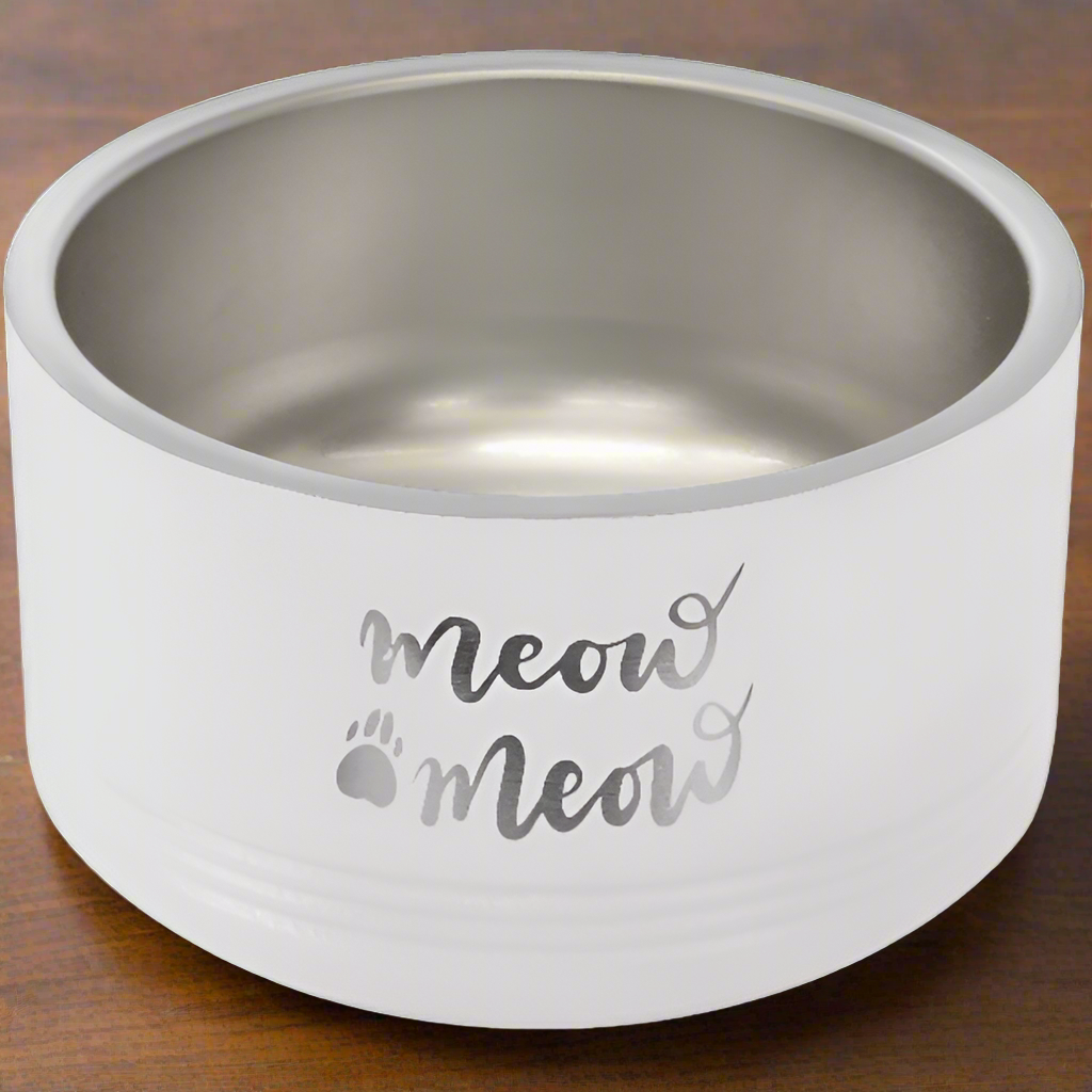 Polar Camel Small 18oz Personalized Pet Bowl
