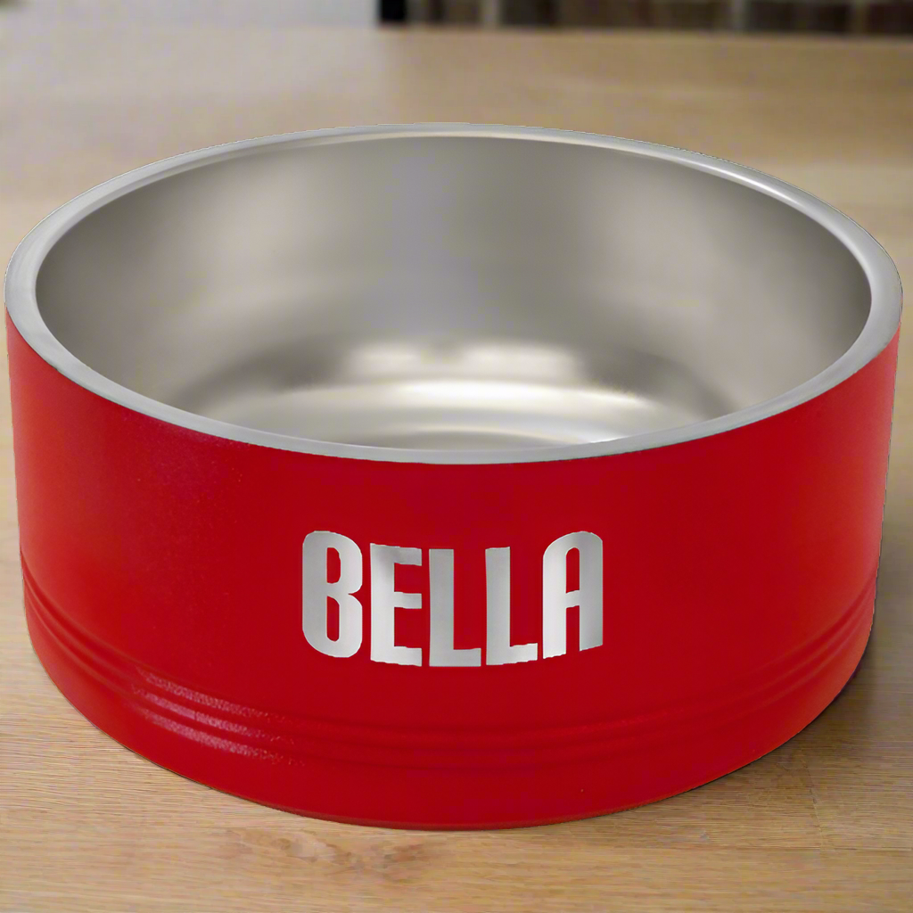 Polar Camel Large 64oz Personalized Pet Bowl