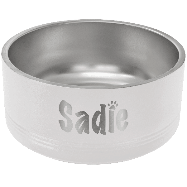 Polar Camel Large 64oz Personalized Pet Bowl