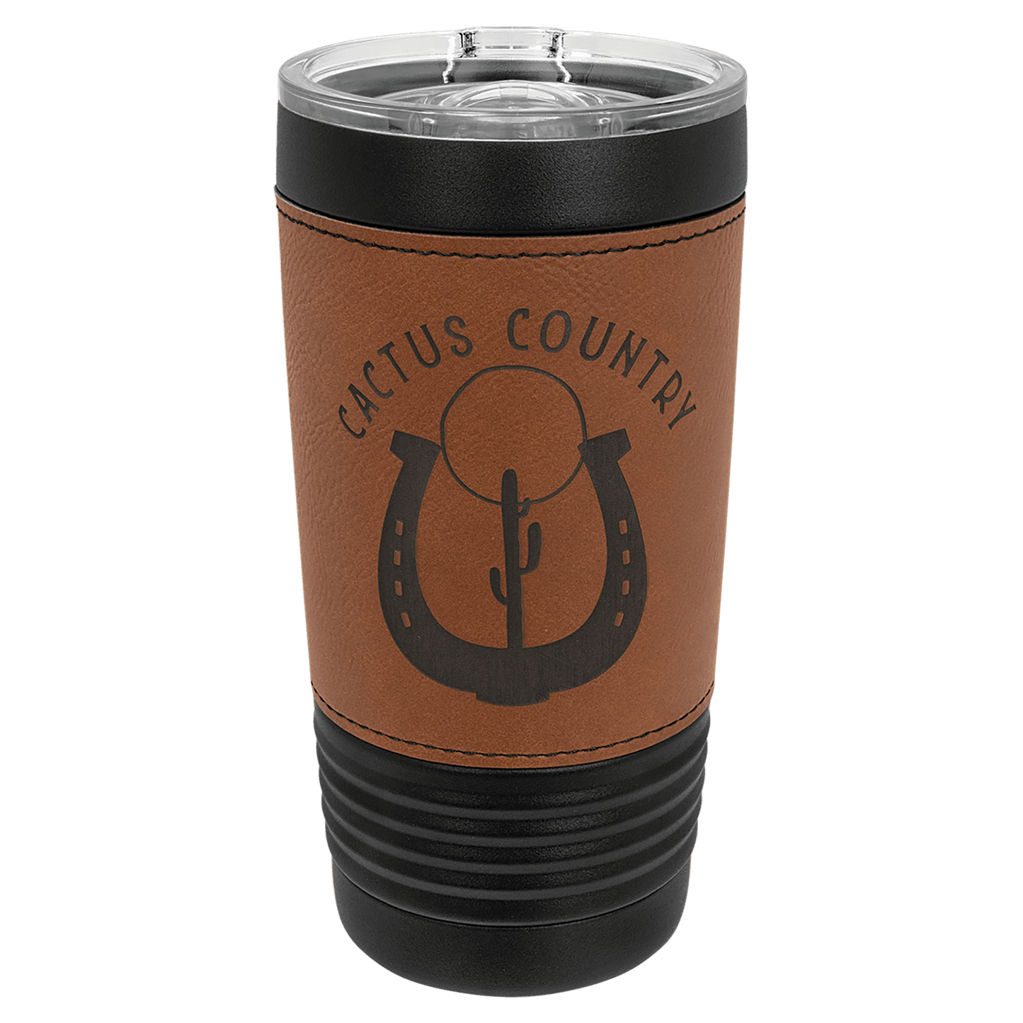 20oz Ringneck Tumbler Polar Camel with Leather Grip
