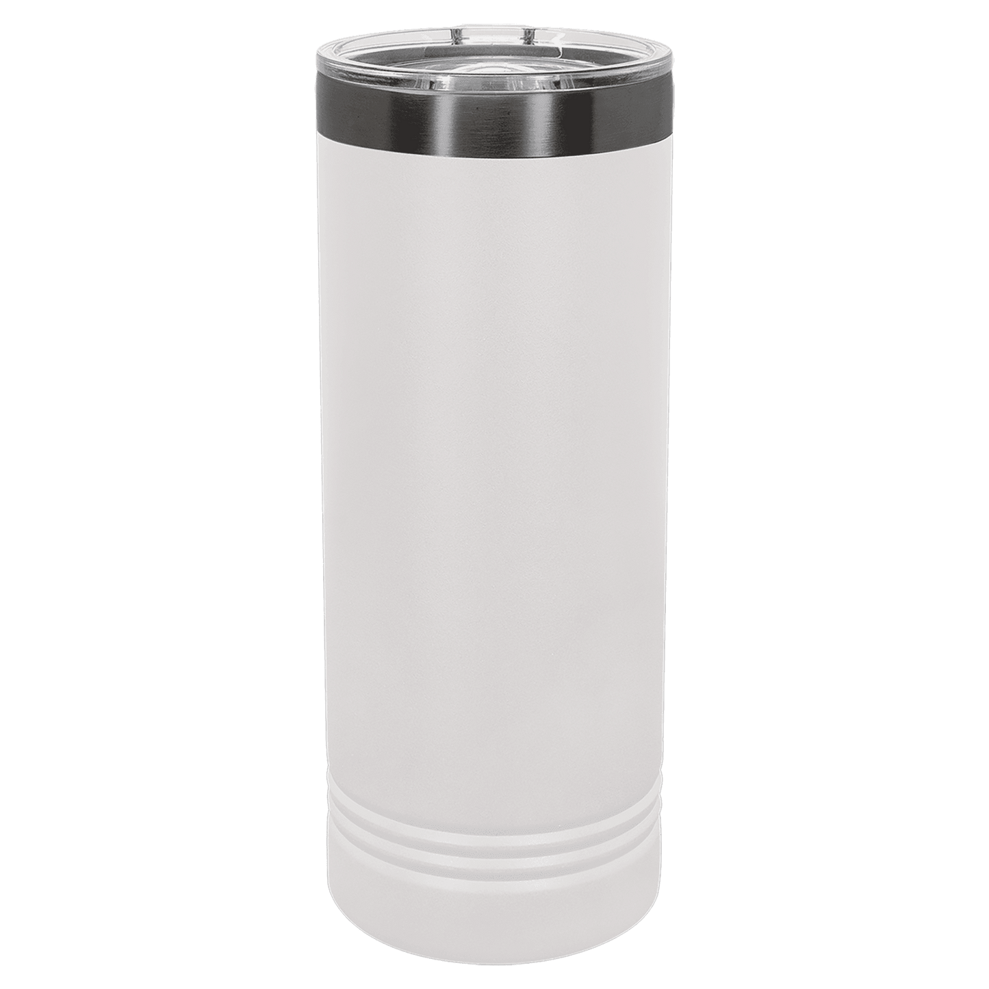 22oz White/Black ION-Plated Polar Camel Skinny Tumbler