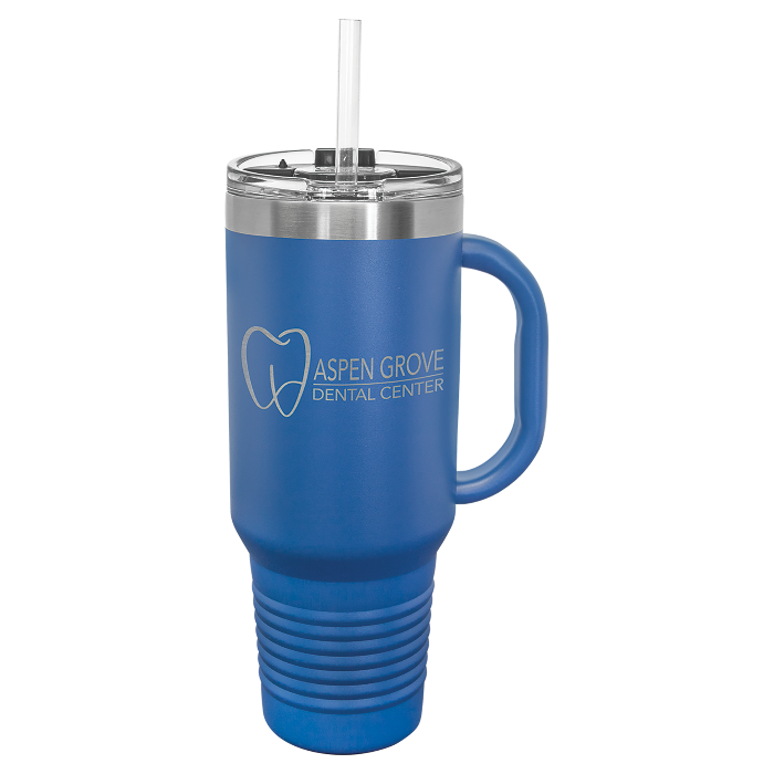 40oz Travel Mug w/ handle Polar Camel