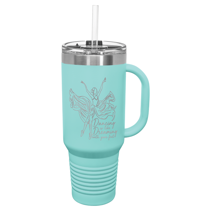 40oz Travel Mug w/ handle Polar Camel