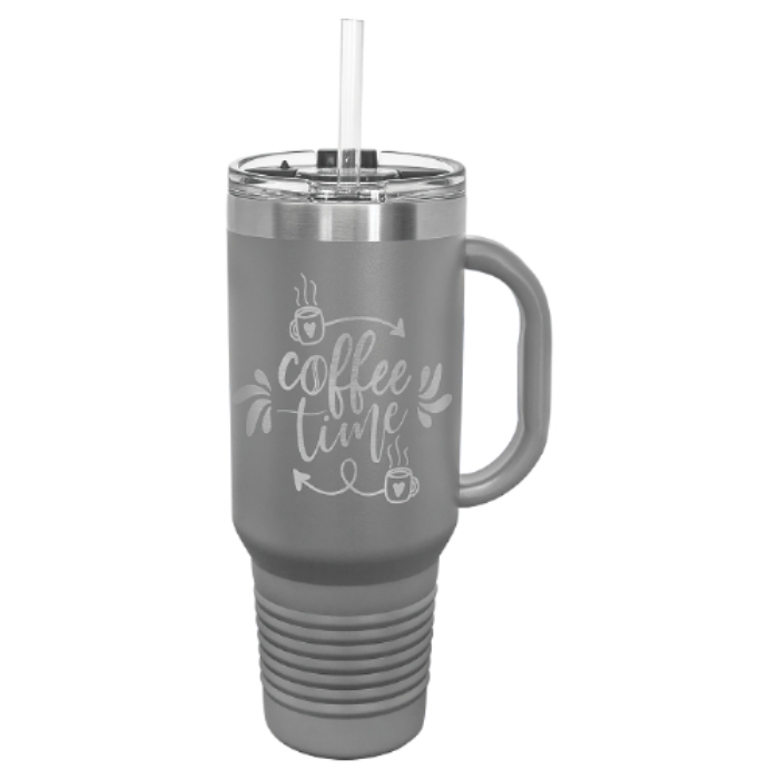 40oz Travel Mug w/ handle Polar Camel