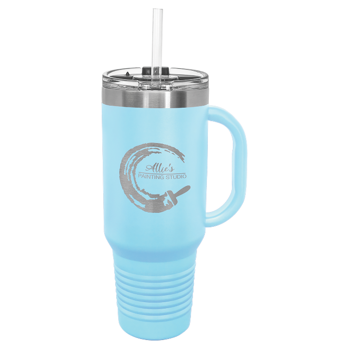 40oz Travel Mug w/ handle Polar Camel