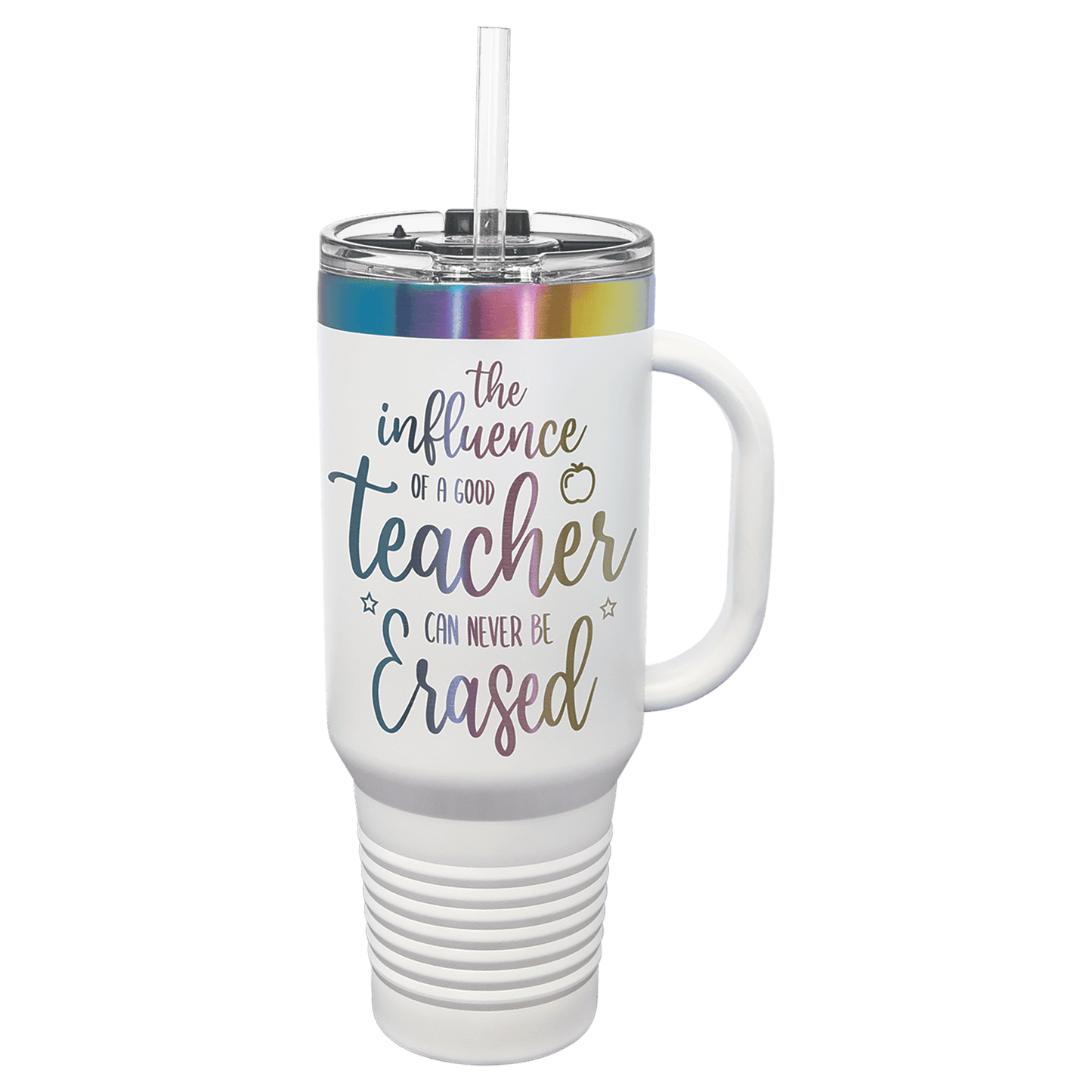 40oz Prism ION-Plated Polar Camel Travel Mug w/ handle