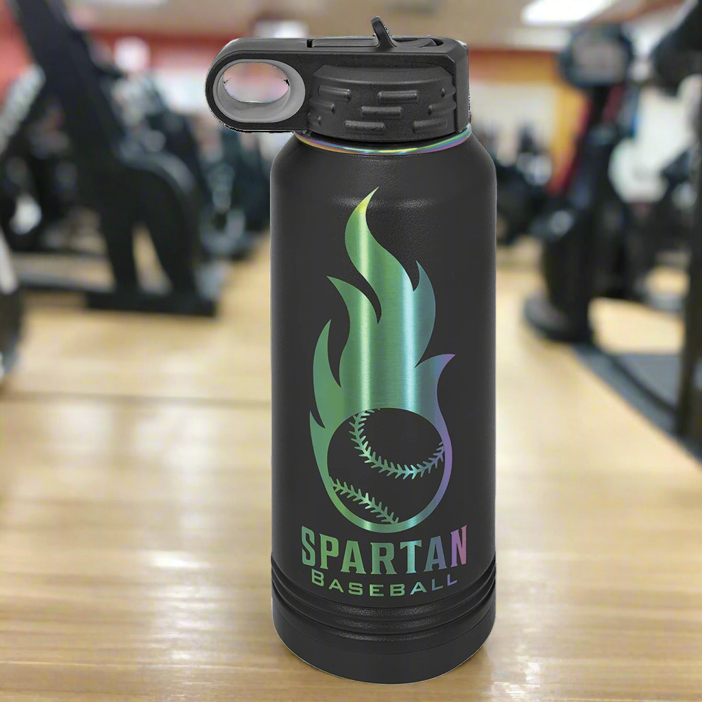 32oz Black Prism ION-Plated Water Bottle Polar Camel