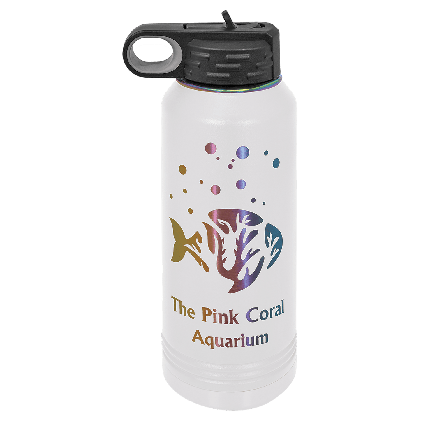 32oz White Prism ION-Plated Water Bottle Polar Camel