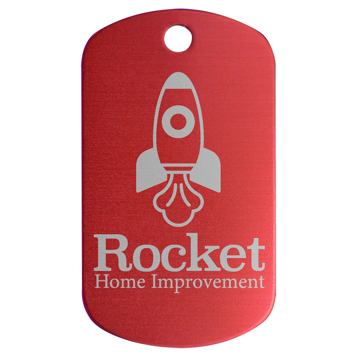 1" x 2" Anodized Aluminum G.I. Tag