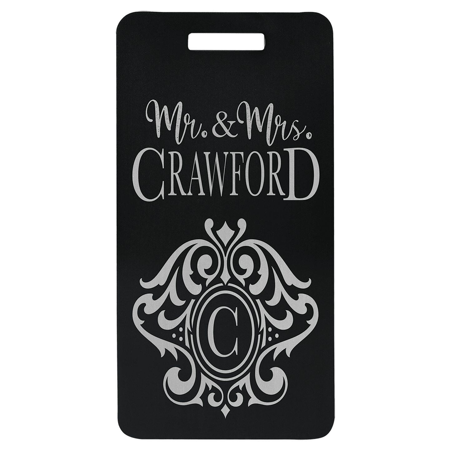 Anodized Aluminum Luggage Tag