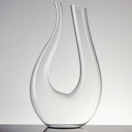 Elegant Glass Wine Decanter – Hand-Blown, Lead-Free Crystal Carafe for Red & White Wine, Aerates & Enhances Flavor