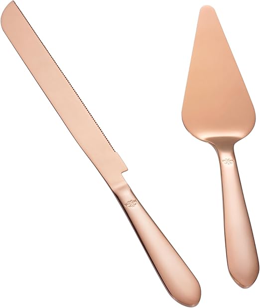 Elegant Cake Knife and Server Set
