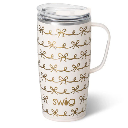 Pretty in Pearl Travel Mug 22oz- With Engraving